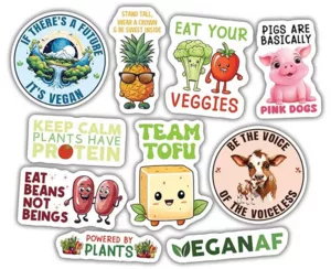 Vegan sticker #348