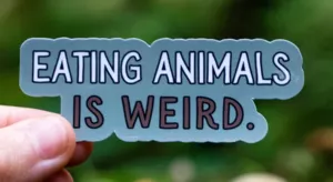 Vegan sticker #129