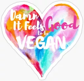 Vegan sticker #457