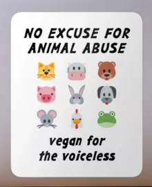 Vegan sticker #213