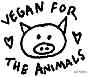 Vegan sticker #409