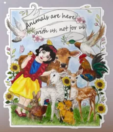 Vegan sticker #222