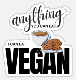 Vegan sticker #258
