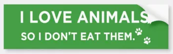 Vegan sticker #328